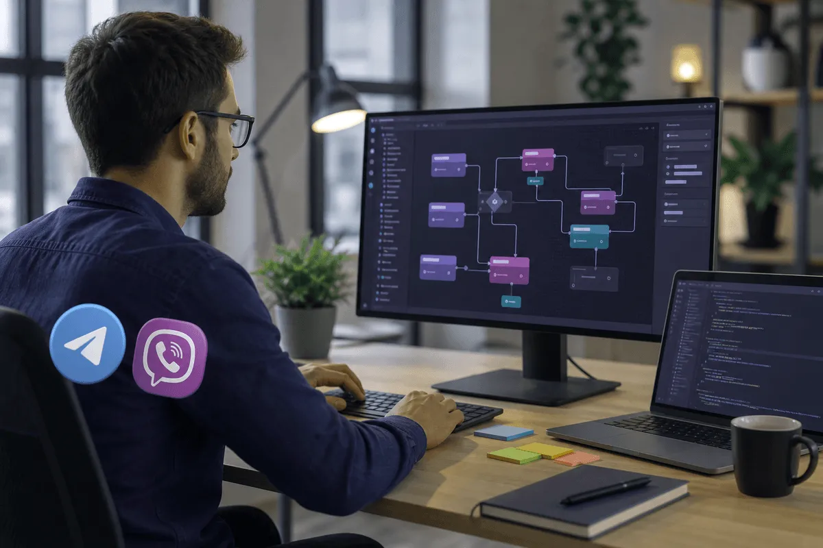 Телеграм-бот / Viber-бот для звернень — процес і етапи WebQos